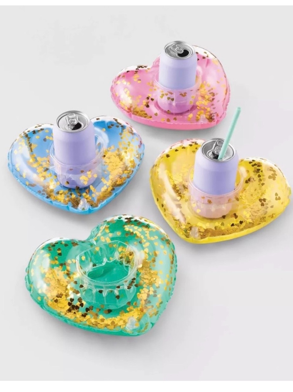 Roller Rabbit Heart Inflatable Cup Holder - Picture 3 of 6